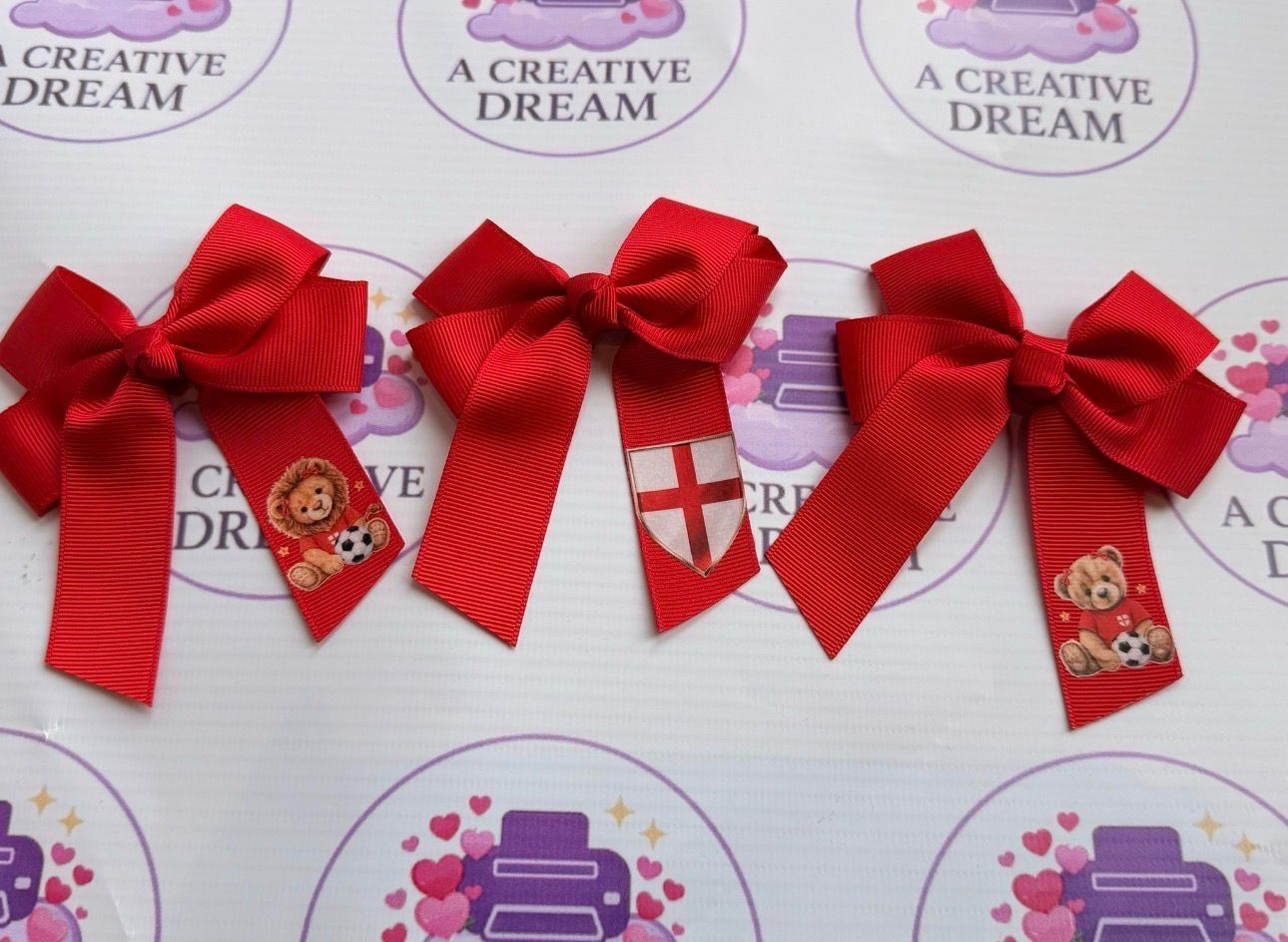 Hair Bows For the Football