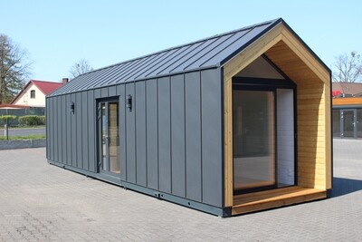 Schlüsselfertiges Tiny House 10,90 x 2,90 m – Die Container