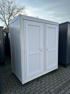 Sanitärcontainer 1,30 x 2,05 m - mit Doppel-WC – Die Container