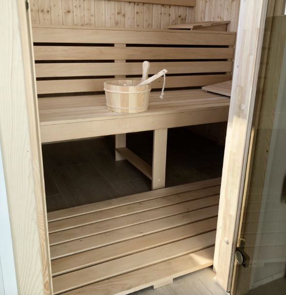Saunacontainer / Saunakabine 4,00 x 2,20 m – Die Container
