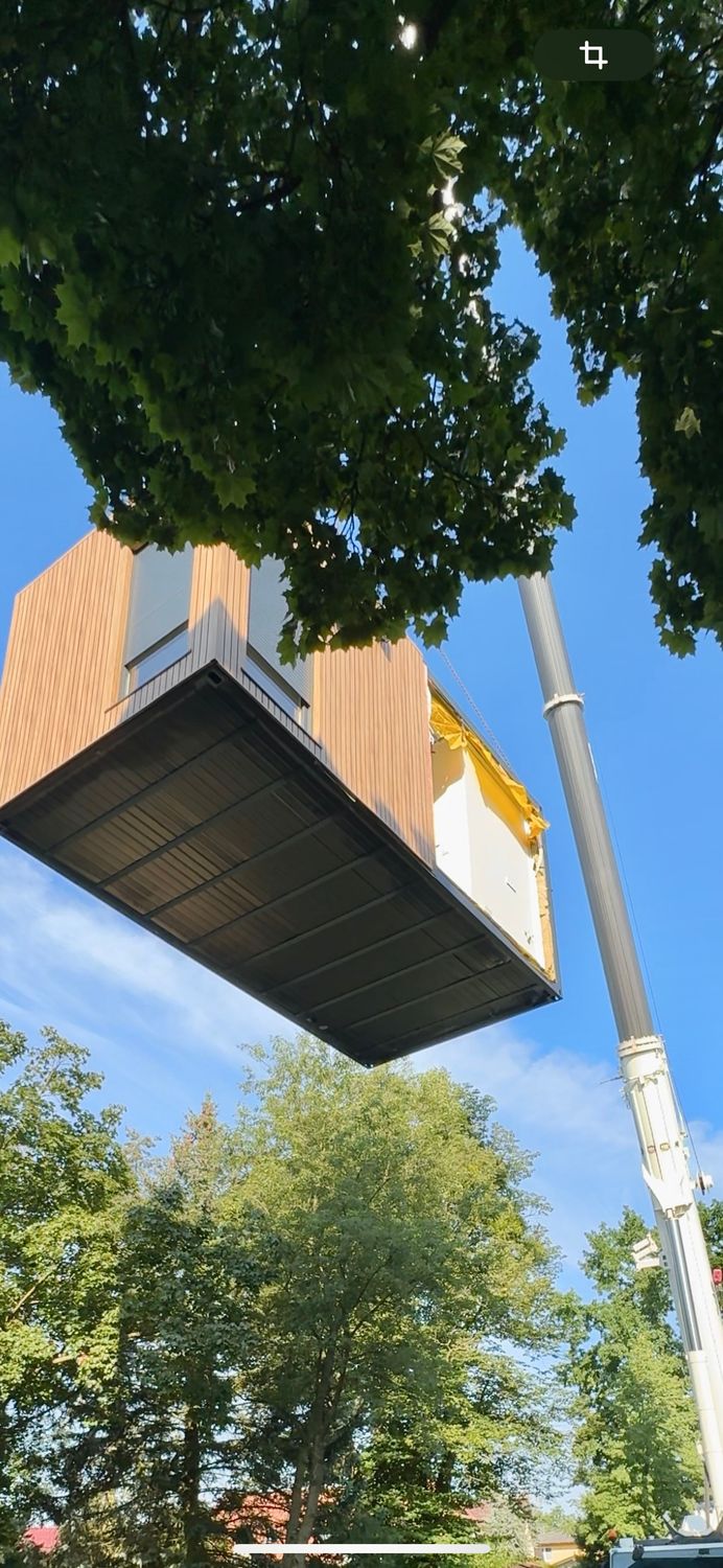 Premium Tiny House / Wochenendhaus L-Form – Die Container