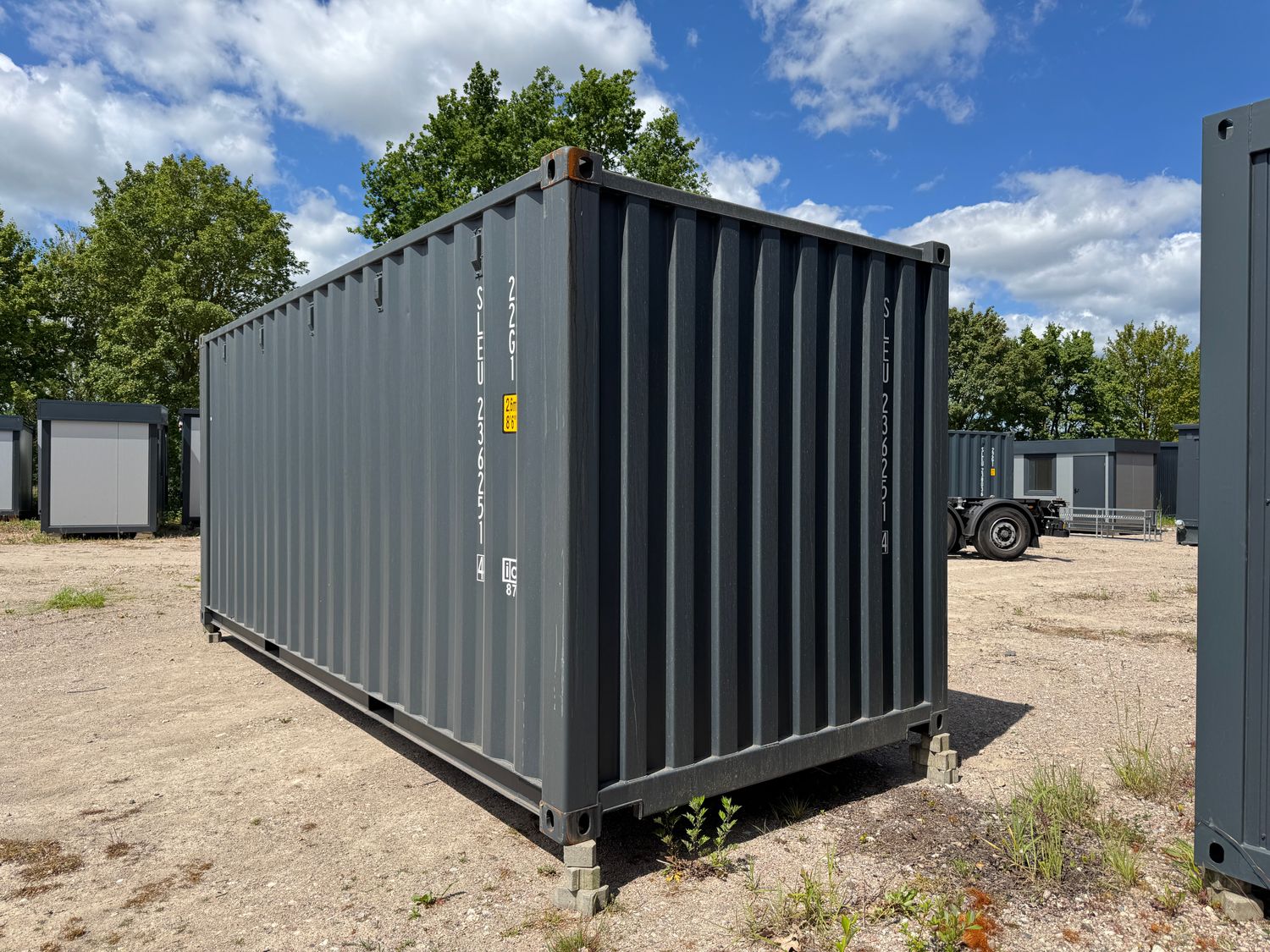 20 Fuß Lagercontainer / Seecontainer 6,00 x 2,44 m – Die Container