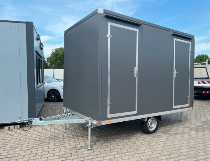 WC-Anhänger Damen/Herren mit Toilette – Die Container