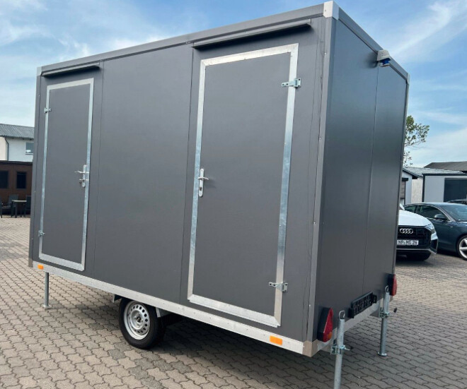 WC-Anhänger Damen/Herren mit Toilette – Die Container