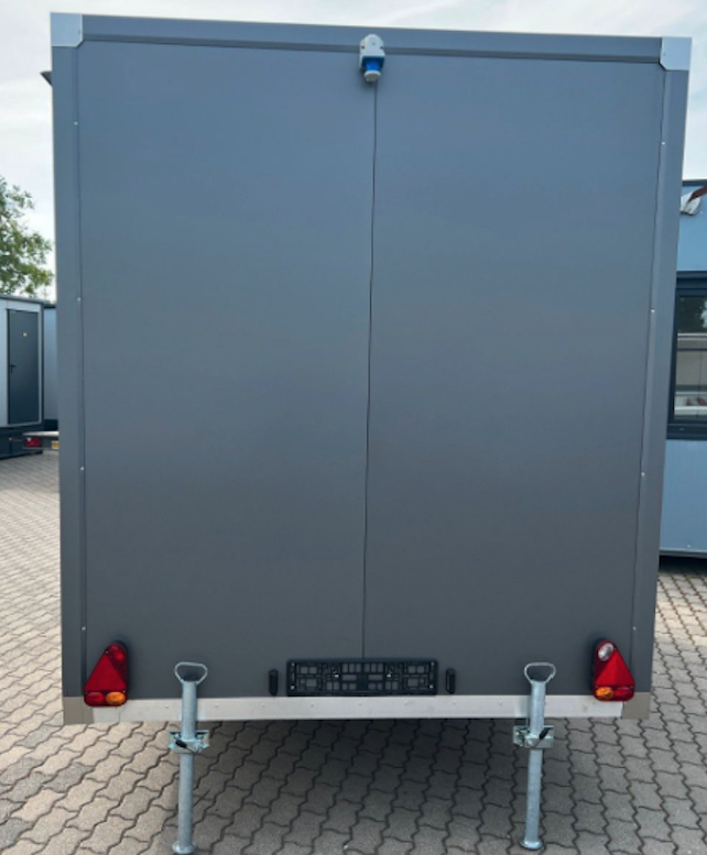 WC-Anhänger Damen/Herren mit Toilette – Die Container