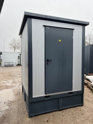 2,00 x 2,00 m WC Container mit Dusche und Tank – Die Container