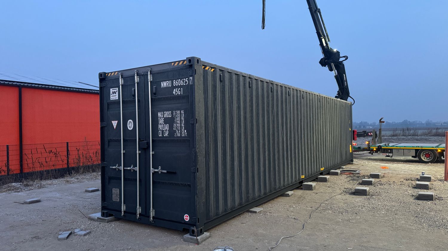 40 Fuß Lagercontainer / Seecontainer 12,00 x 2,44 m – Die Container