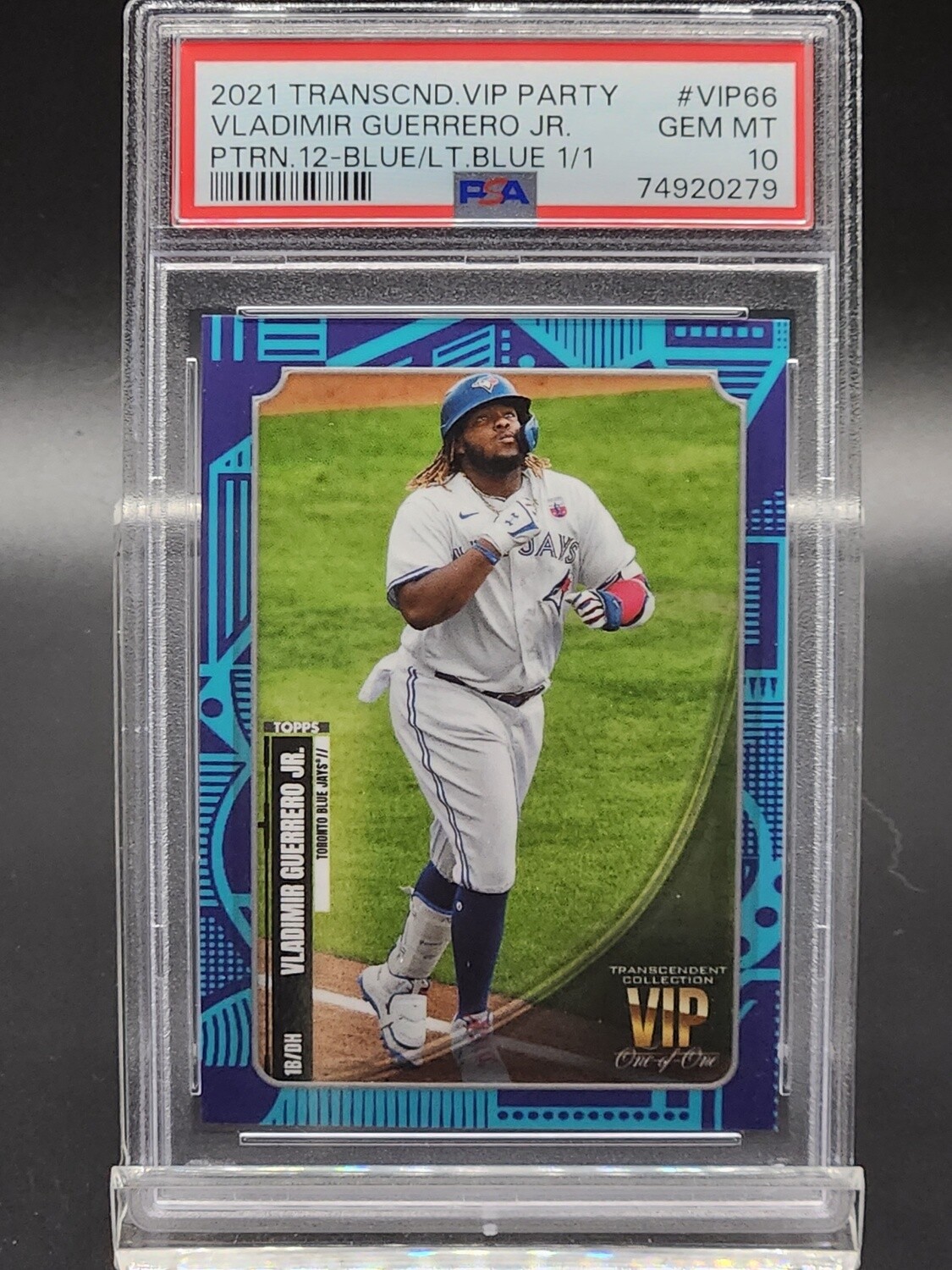 2021 Transcendent VIP Party Vladimir Guerrero Jr. 1/1 PSA 10
