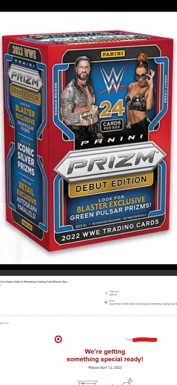WAX 2022 WWE Panini Prizm Debut Edition (Blaster)