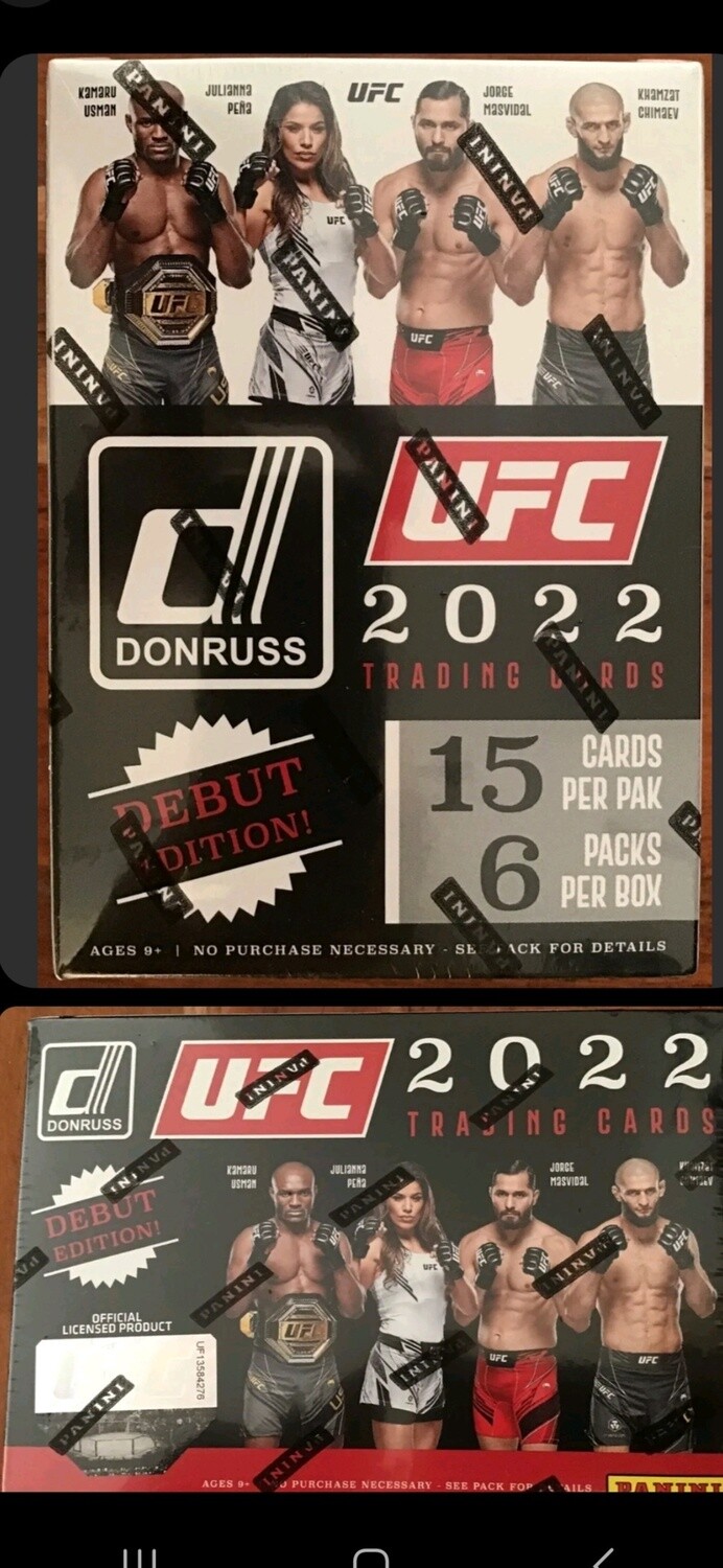 WAX 2022 Panini Donruss UFC Debut Edition (Blaster)