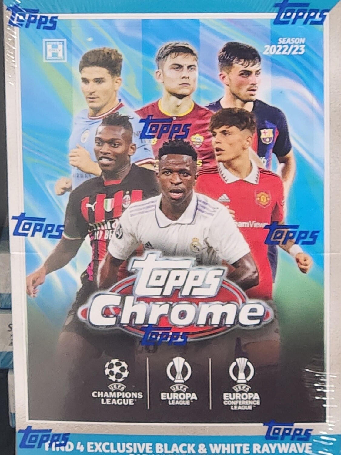 WAX 2022-23 Topps Chrome UEFA Club Competitions Hobby Box LITE
