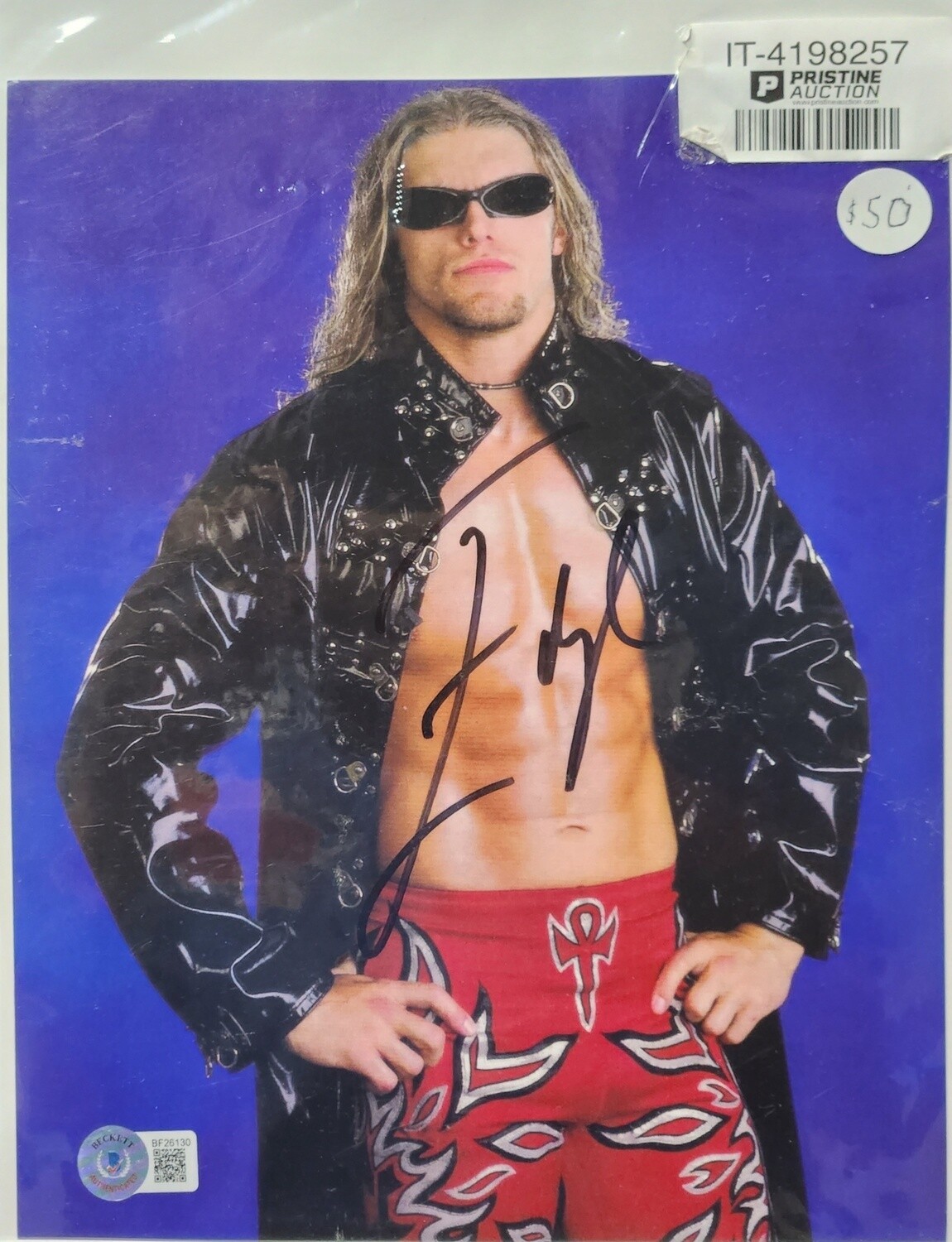 Edge Signed Photo (8x11)