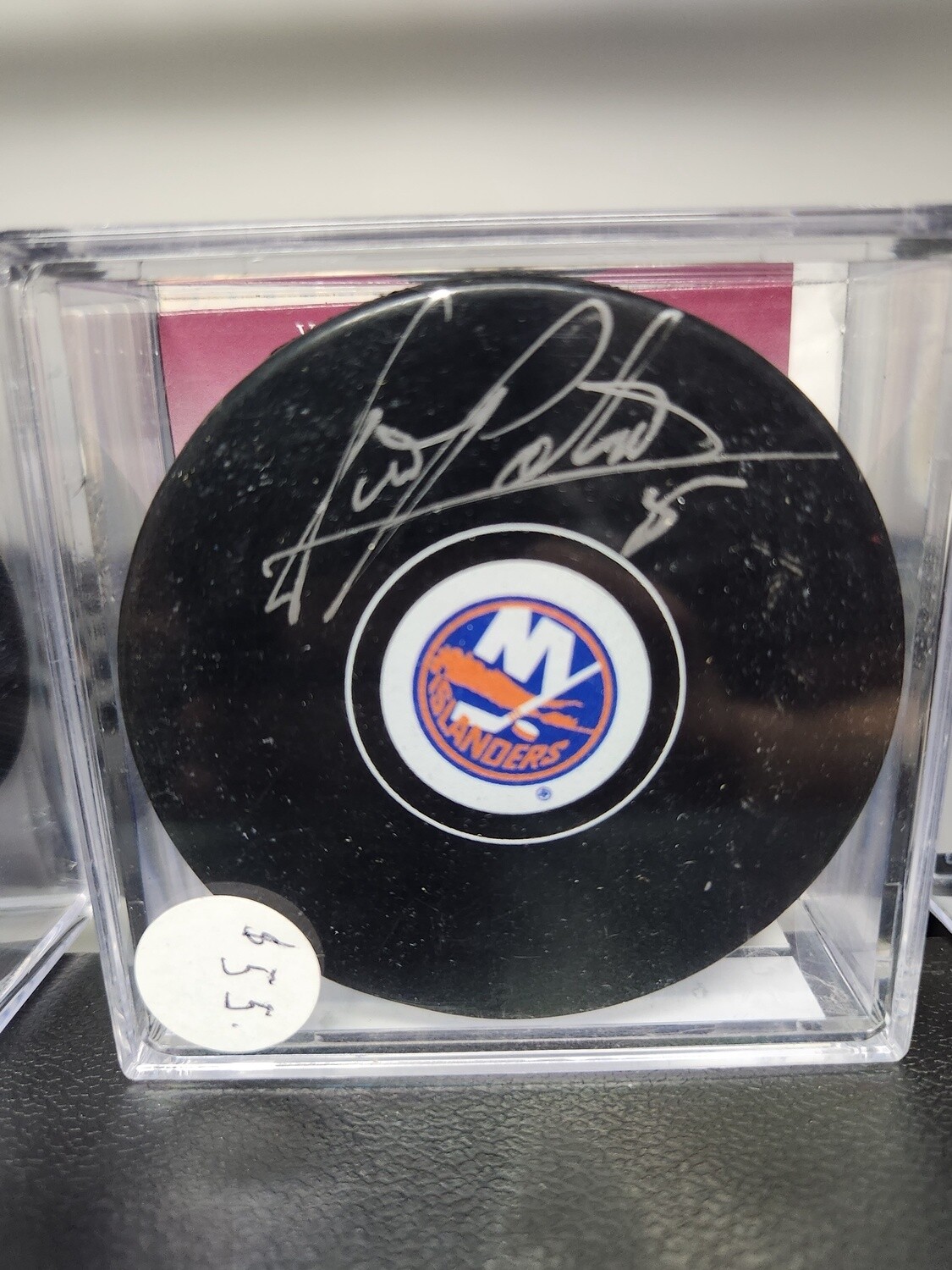 Denis Potvin Signed Puck