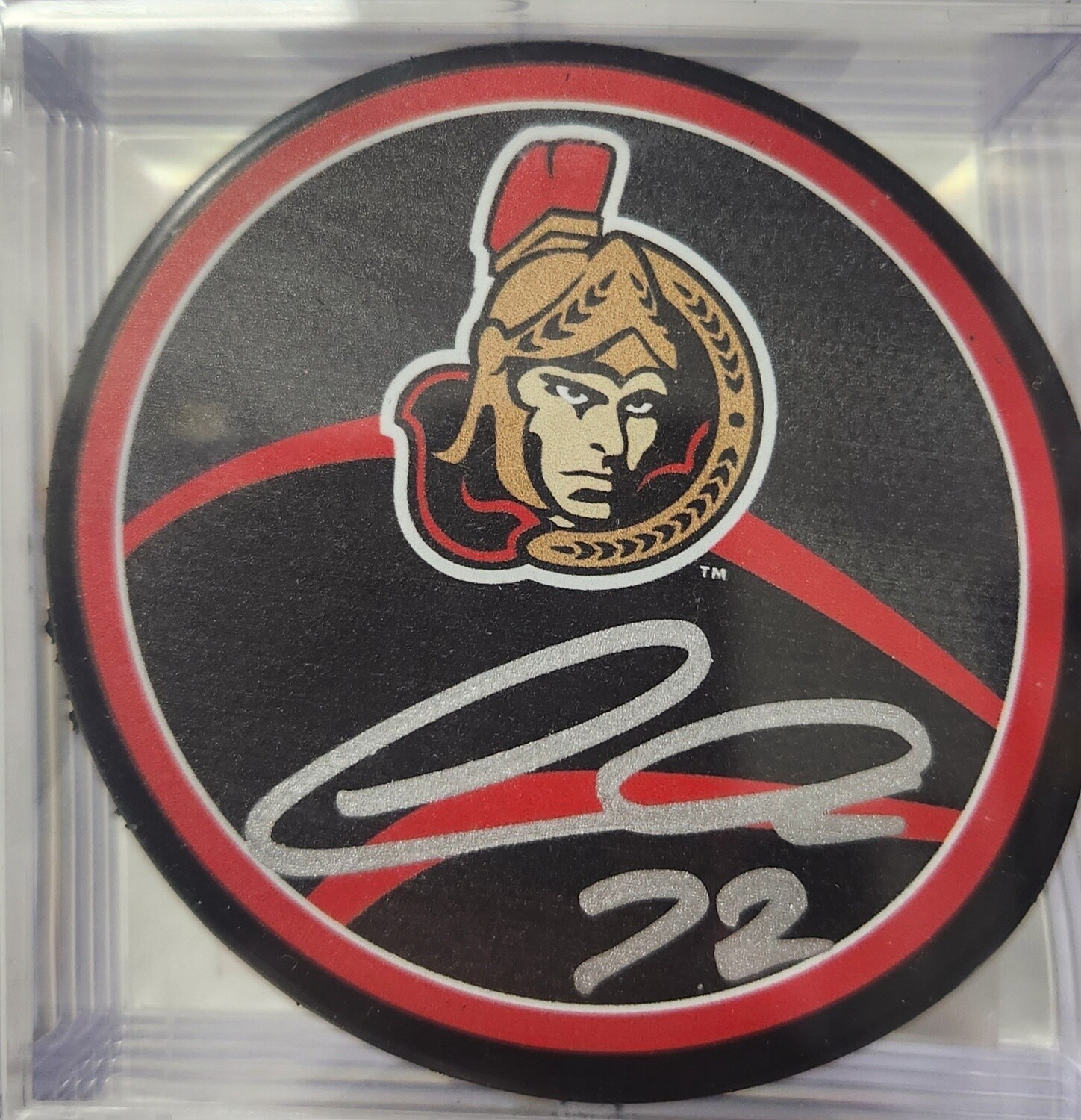 Thomas Chabot Signed Puck