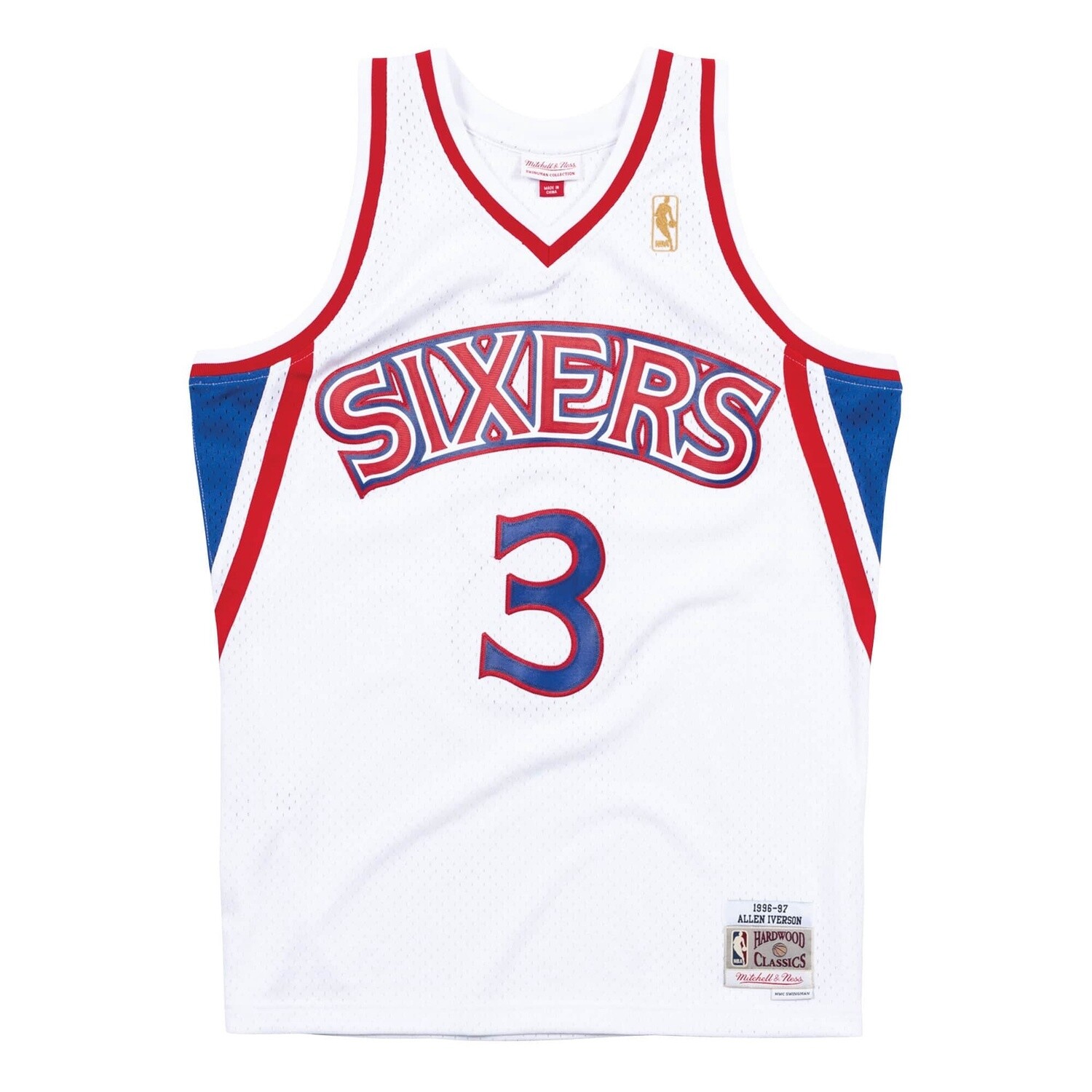 Allen Iverson Swingman Jersey HWC (White)