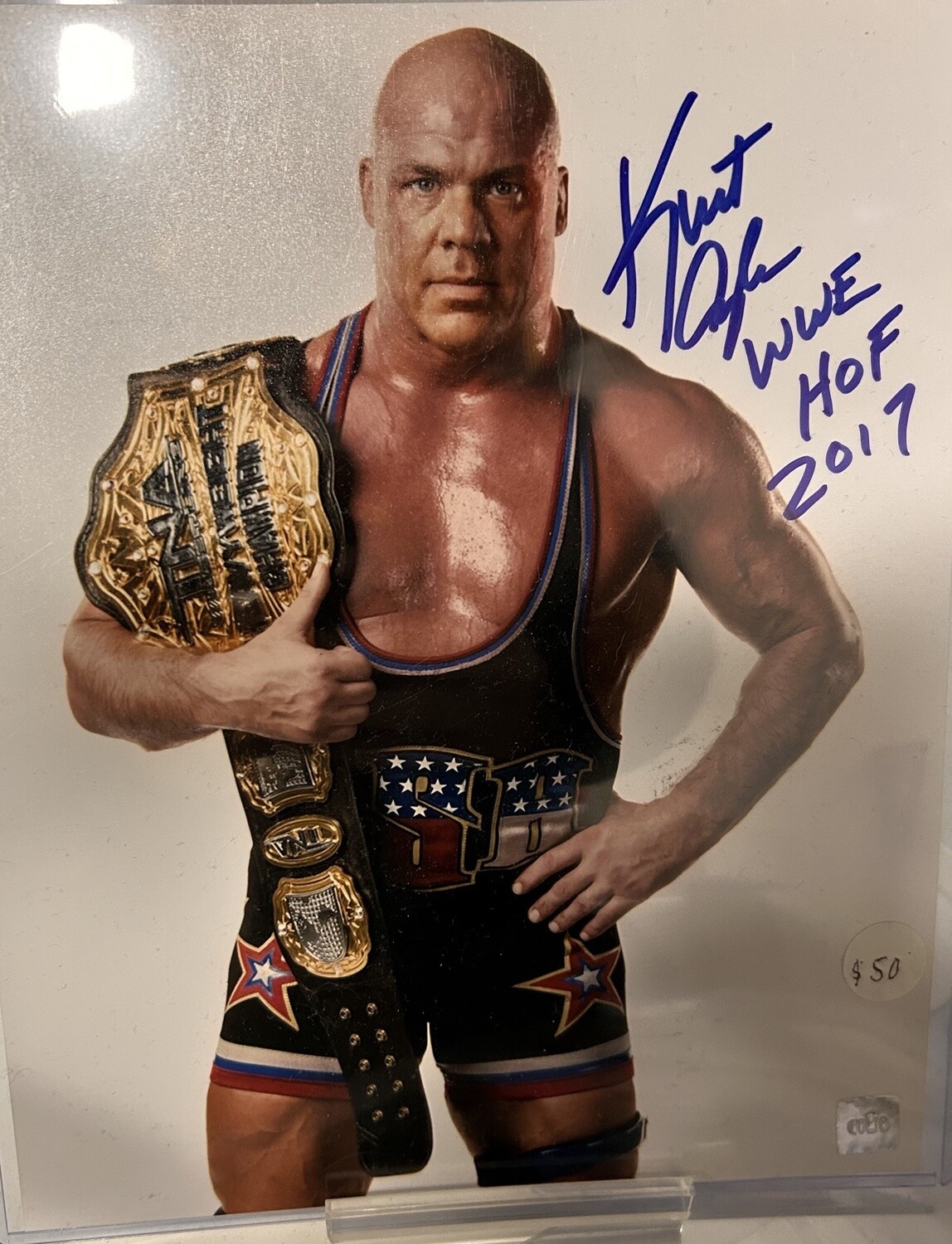 Kurt Angle Singed Photo (8x11)
