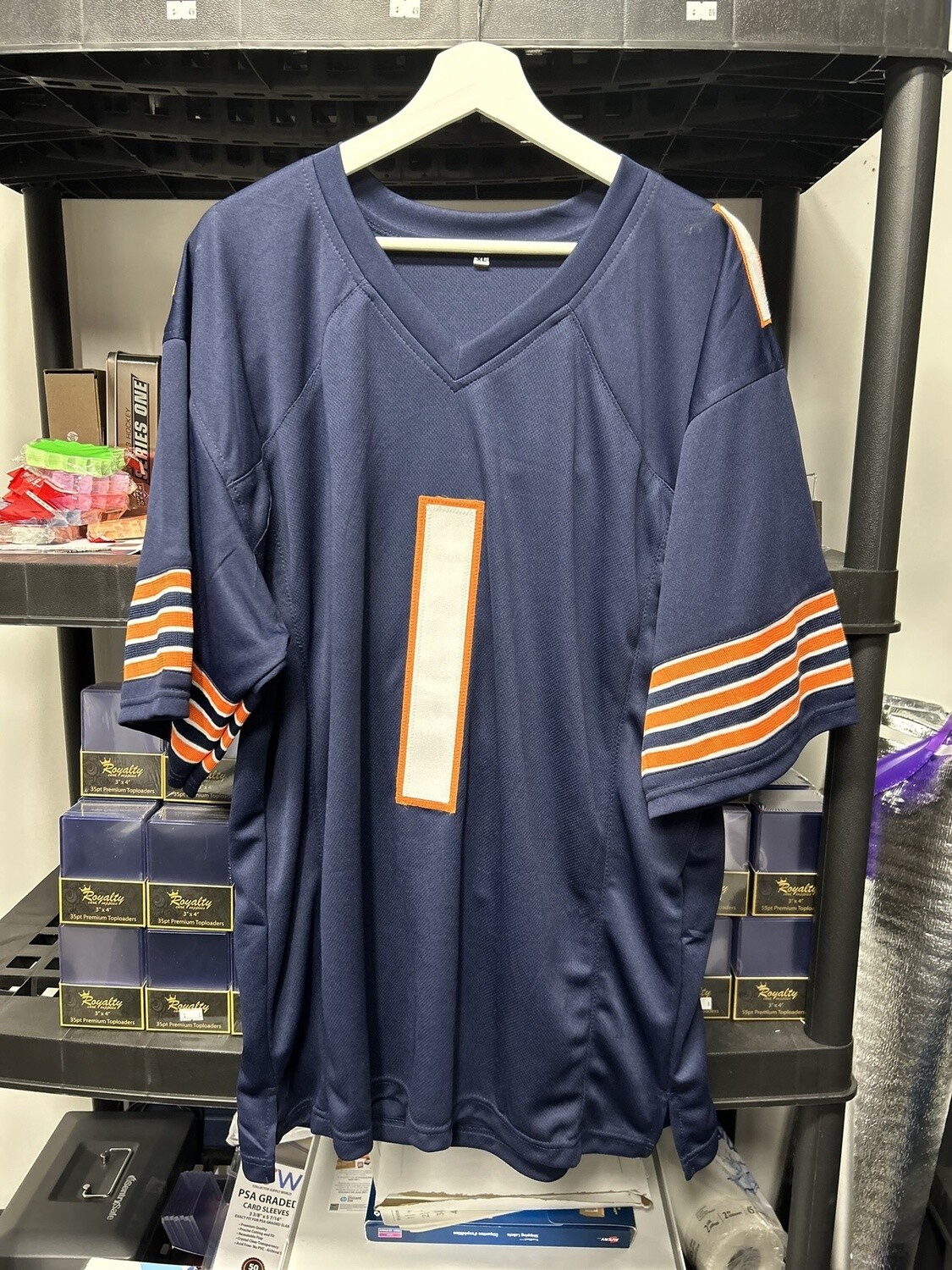 Justin Fields Signed Jersey (Bears Navy Blue)