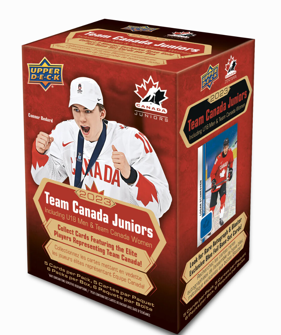 2023 Upper Deck Team Canada Juniors Hockey Blaster Box