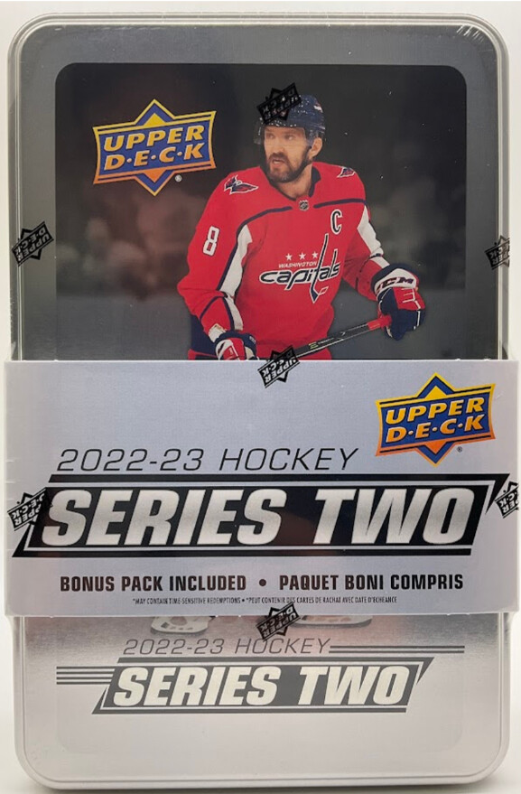 WAX 2022-23 Upper Deck Hockey Series 2 TIN