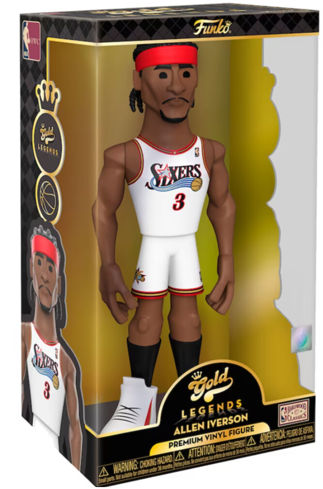 Allen Iverson Gold Vinyl Funko Pop (Sixers)