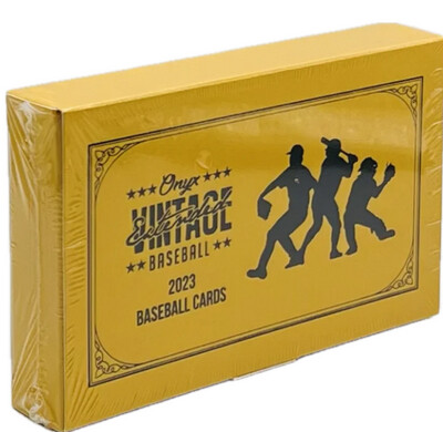 2023 Onyx Vintage Extended Baseball Hobby Box