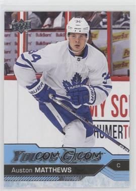 2016-17 upper deck auston matthews young guns