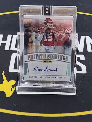2017 Panini Private Signings Patrick Mahomes /5 Panini Incased