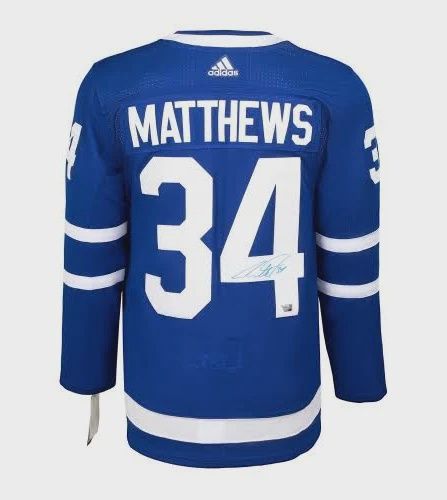 Auston Matthews Signed Leafs Blue Jersey