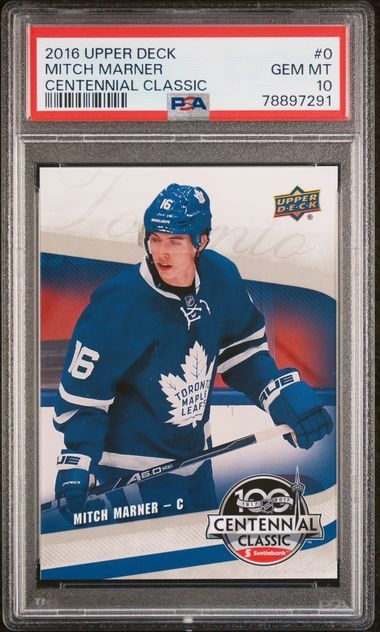 2016 Upper Deck Mitch Marner Centennial Classic PSA 10