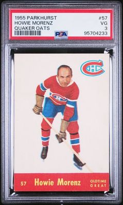 1955 Parkhurst Howie Morenz Quaker Oats