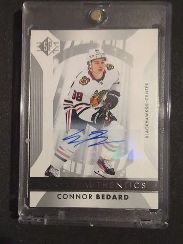 2023-24 SP Authentic Connor Bedard Rookie Authentics Auto Silver