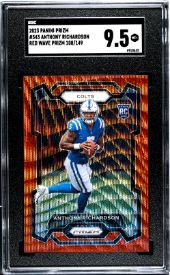 2023 Panini Prizm Anthony Richardson Red Wave Prizm /149 SGC 9.5