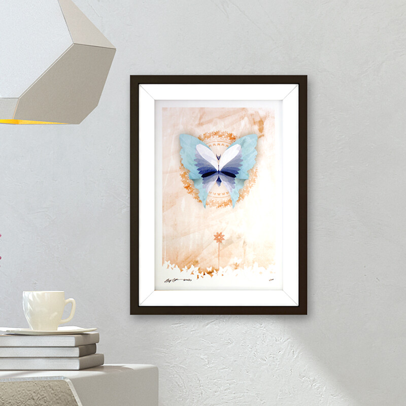Graceful Hope Butterfly Art Print