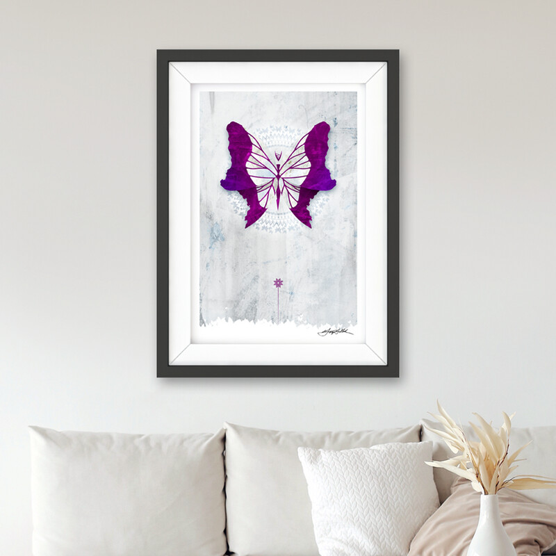 Great Coloration Butterfly Art Print