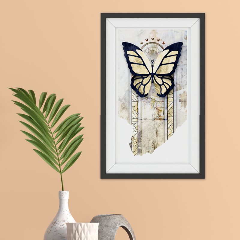 Crowning Balance Butterfly Art Print