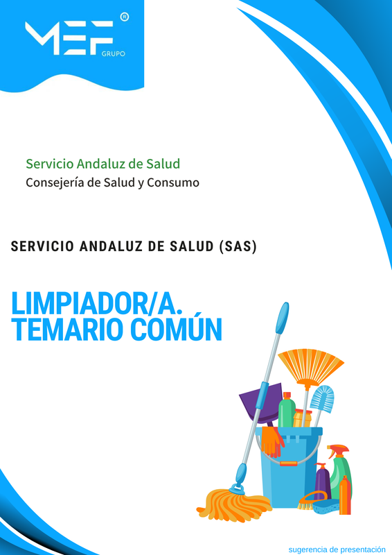 Limpiador/a del Servicio Andaluz de Salud. Temario Común