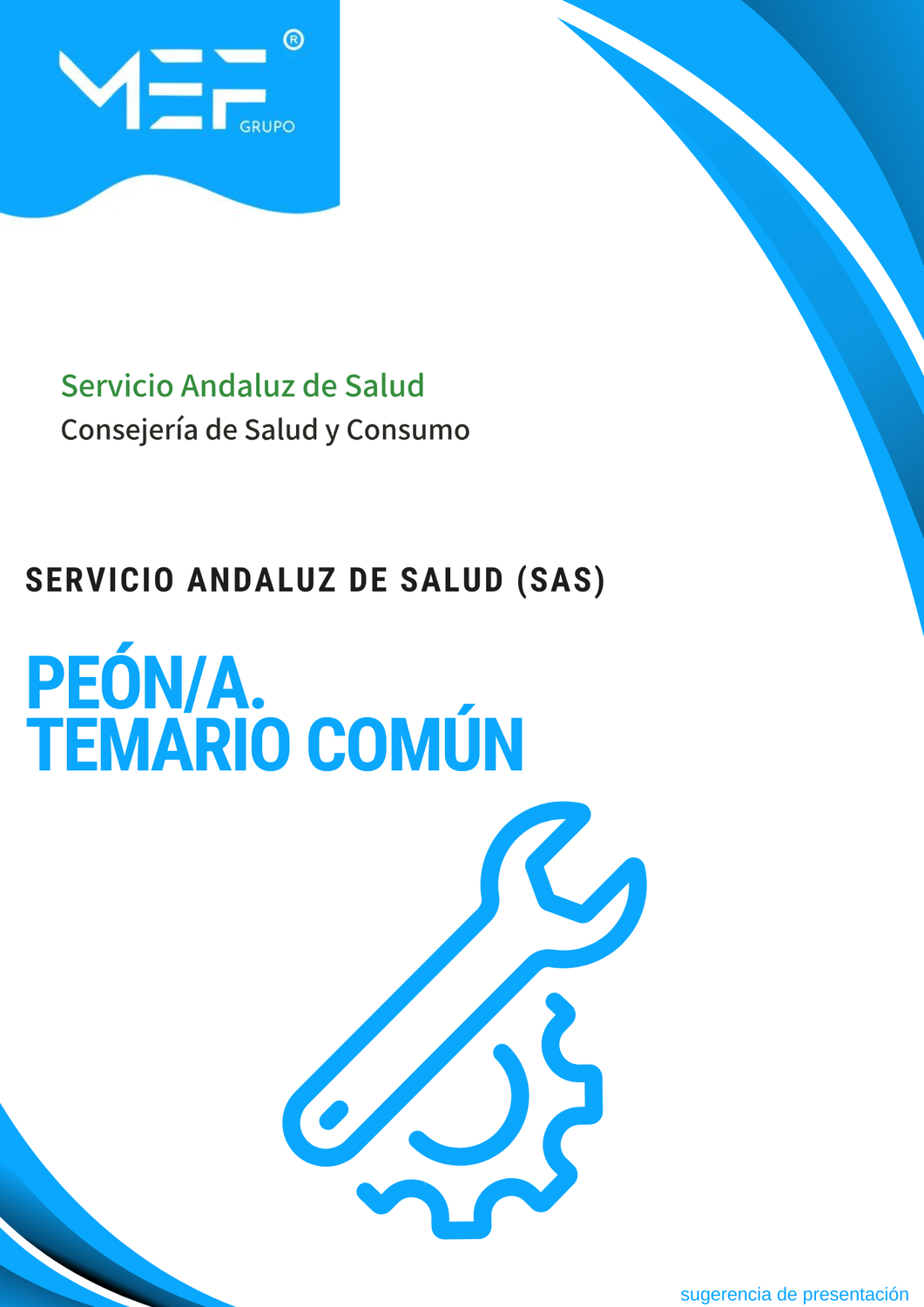 Peón/a del Servicio Andaluz de Salud. Temario Común