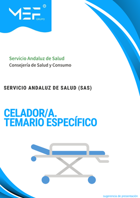 Celador/a del Servicio Andaluz de Salud. Temario Específico.