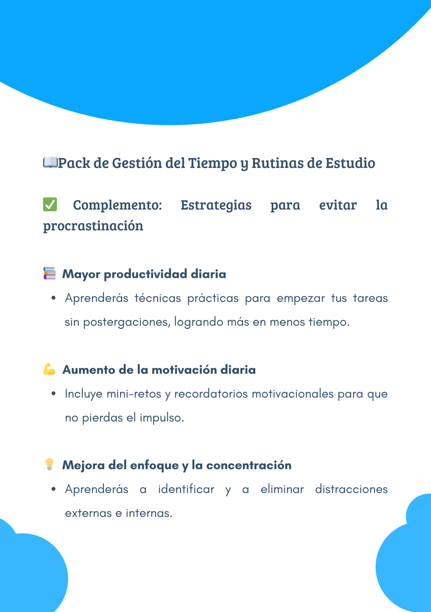 Estrategias para evitar la procrastinación