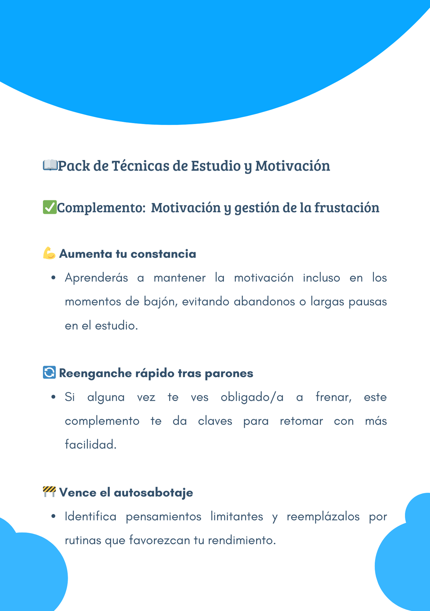 Motivación y gestión de la frustración