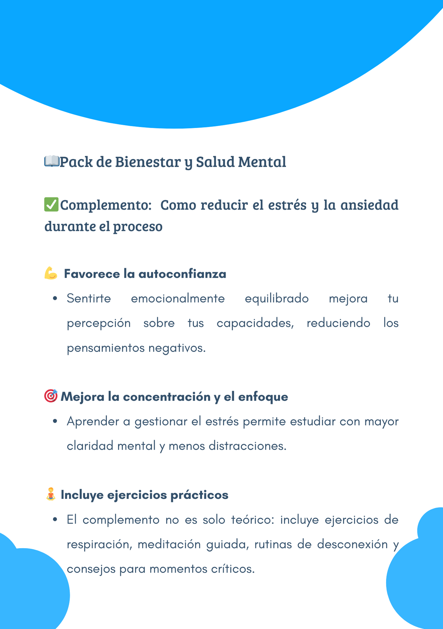 Como reducir el estrés y la ansiedad durante el proceso