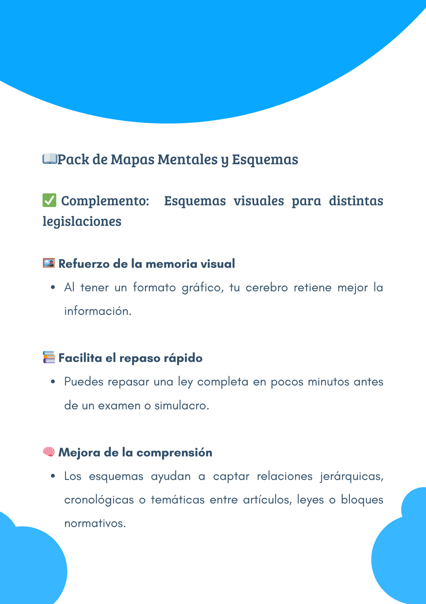 Esquemas visuales para distintas legislaciones