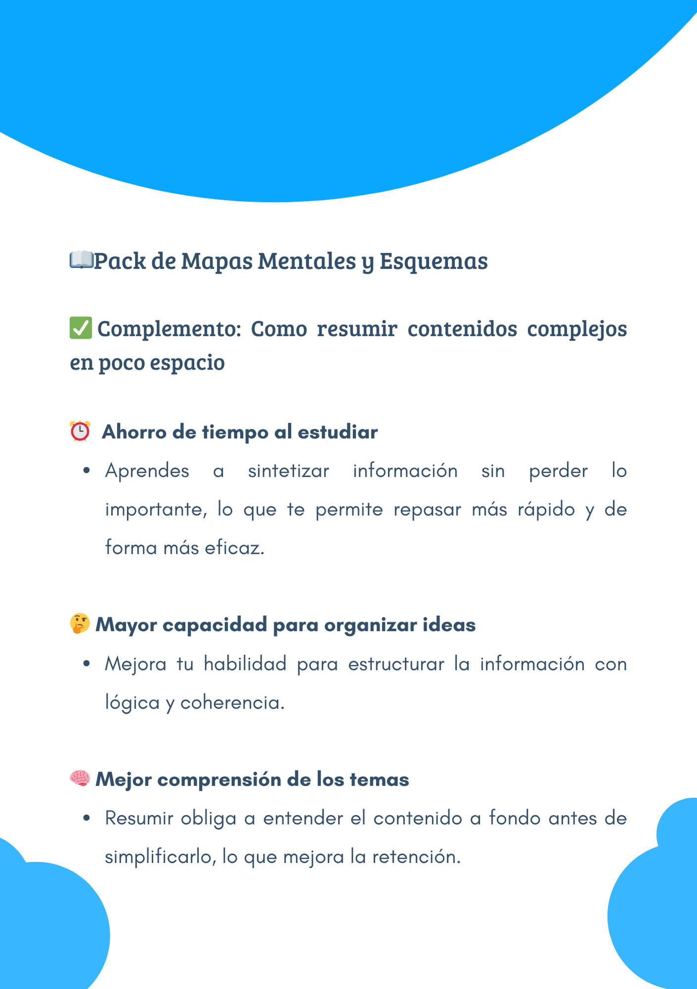 Como resumir contenidos complejos en poco espacio