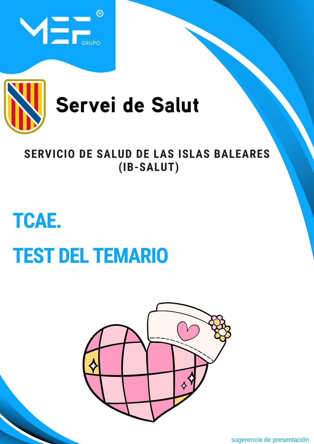 Test del Temario. TCAE del Servicio de Salud de las Islas Baleares.