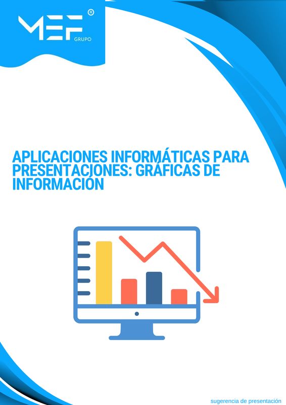 Aplicaciones informáticas para presentaciones: gráficas de información