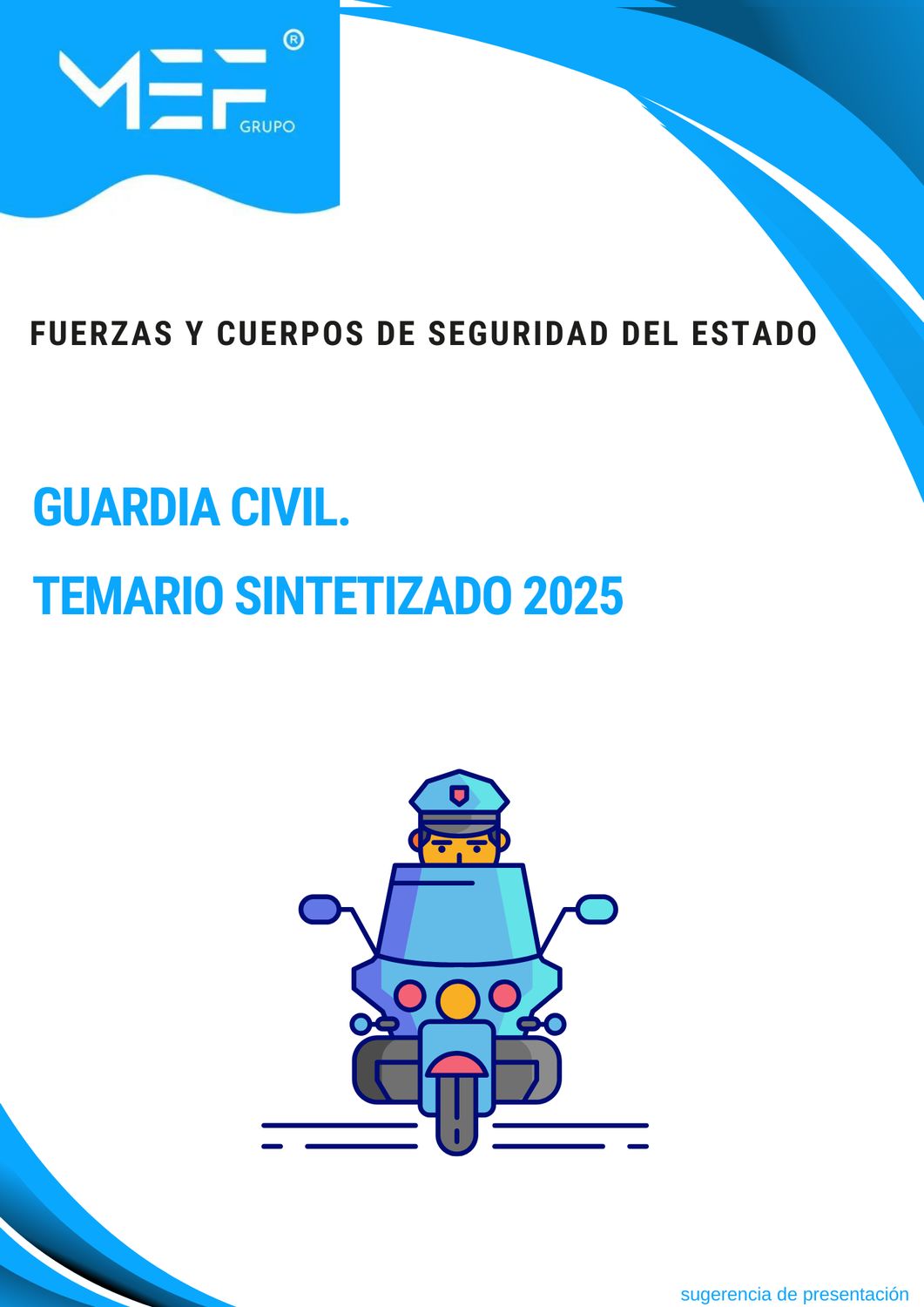 Guardia Civil. Temario SINTETIZADO 2025. Todo el temario oficial en un sólo libro