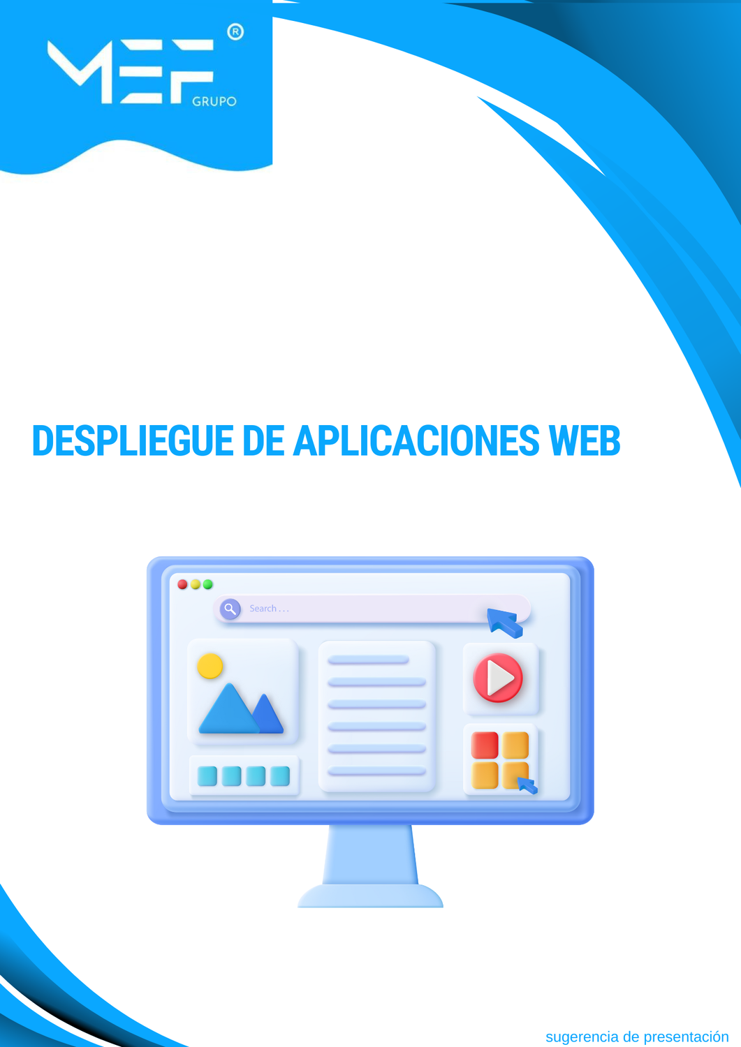 M12: Despliegue de aplicaciones web