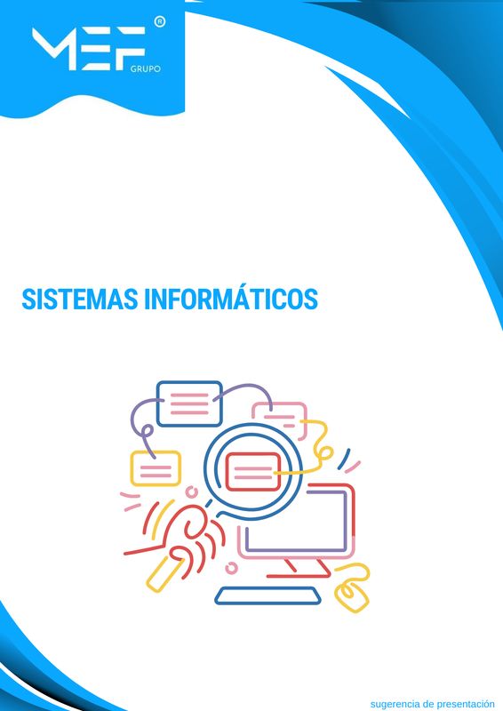 M01: Sistemas informáticos M01: Sistemas informáticos
