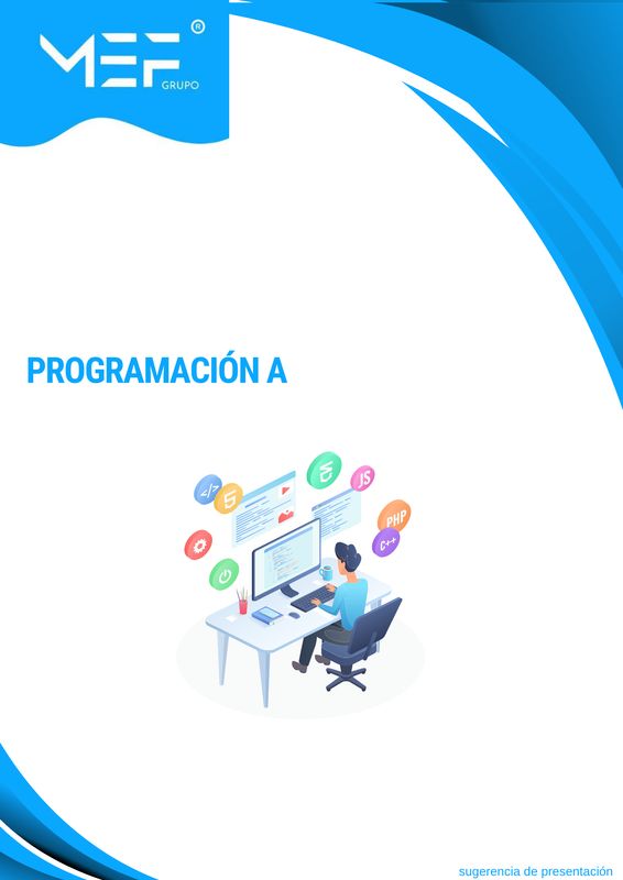 M04A: Programación A M04A: Programación A