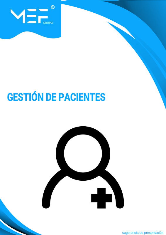 M01: Gestión de pacientes